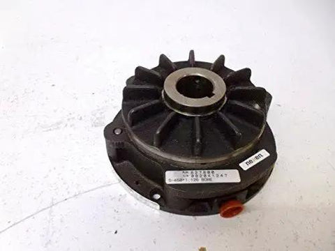 Single unit shaft mounted friction brake delivers precise, reliable stopping for inline drives, conveyors and machine tools with 1.125 bore