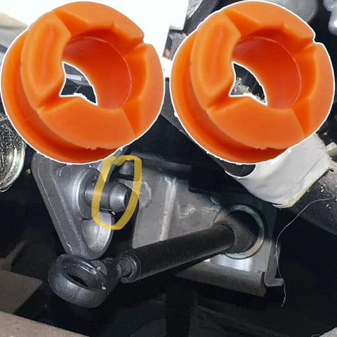 2 Pack Automatic Transmission Shift Cable Bushing Repair Kit for Nissan Armada Frontier Pathfinder Titan Xterra Infiniti QX56 QX80 and Suzuki Equator with Rapid Shift Enhancement for Smoother, Faster Gear Shifts and Easy Install 134193 349351LA0A