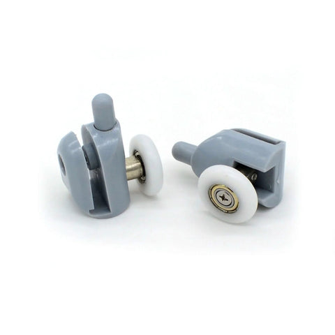 23mm Shower Door Rollers Set of 8 Single Replacement Runners with 4 Upper and 4 Bottom Wheels for Bathroom Glass Doors