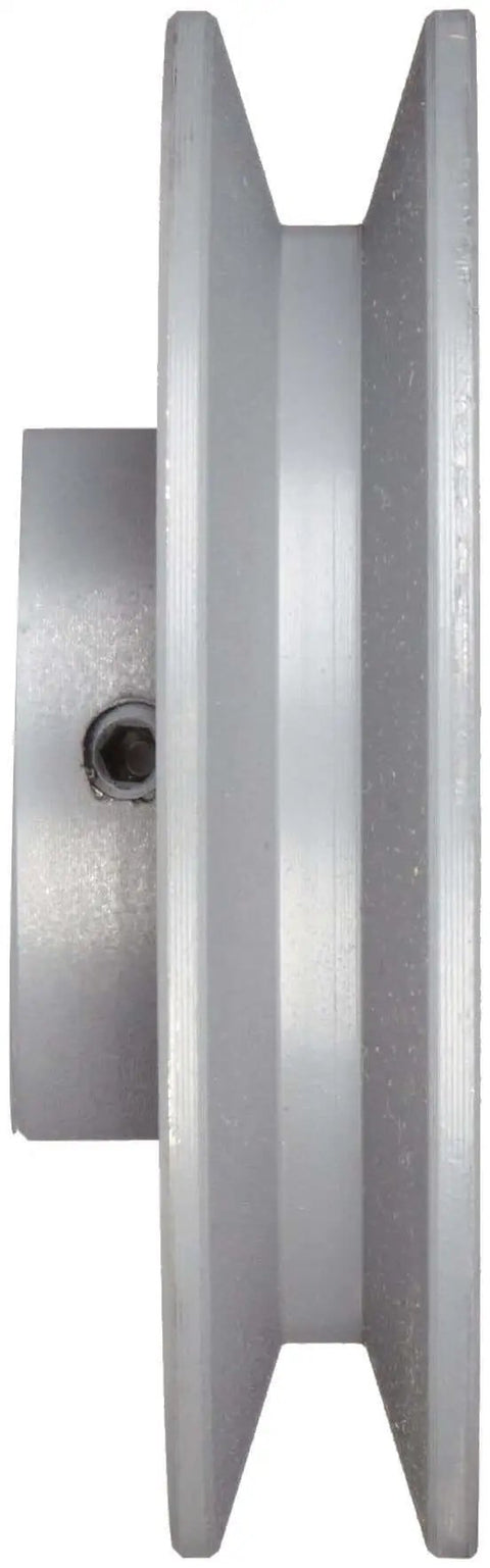 Side view of Heavy Duty Bored To Size V Belt Sheave With Quick Detachable Bushings, 4.45 Inch Outer Diameter And 0.875 Inch Bore, TB Wood's BK4778 FHP