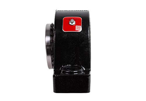 Side view of Solid Housed Pillow Block Spherical Roller Bearing Two And Seven Sixteenths Inch Bore Rexnord Link Belt PB22639HK81