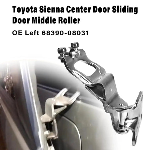 Sienna Sliding Door Roller Hinge Pair For 2004 2010 Models Left Driver Side And Right Passenger Side Center Door Power Roller Assembly Replaces 6839008031 68380 08031 Restores Smooth Quiet Operation And Reliable Door Closure