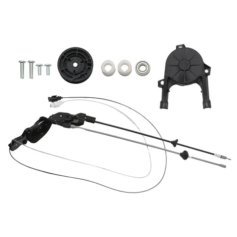 Power Sliding Door Cable Assembly Rear Left For Toyota Sienna 2004-2010 Compatible With OE Numbers 69641-08030 85620-08052 924-578 Replacement Part For Left Side Sliding Door Assembly components seen overhead