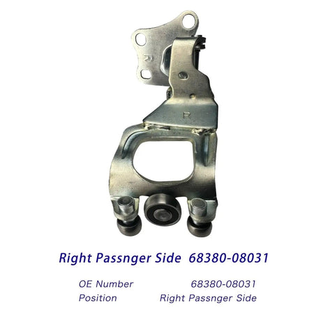 Right Sliding Door Roller Hinge Compatible With Sienna 2004 2005 2006 2007 2008 2009 2010 Passenger Side Center Door Power Roller Assembly Replacement 68380 08031 Restores Smooth Operation And Eliminates Jamming visible