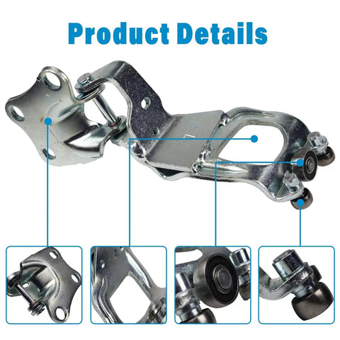Sienna Sliding Door Roller Hinge Pair For 2004 2010 Models shown in detailed view of power roller assembly for center door