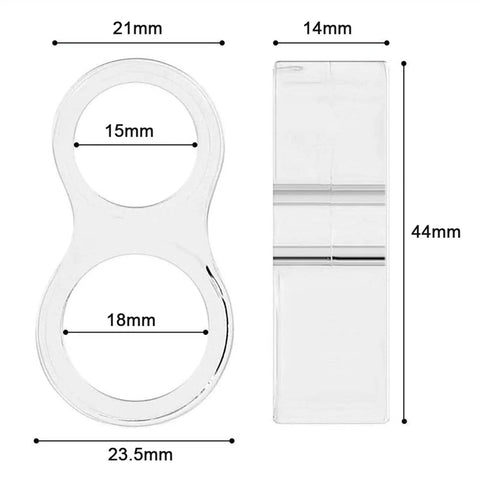 Five piece silent door stopper set protects floors and walls with painless no punch installation, doubles as a door knob guard