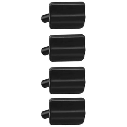 Silicone Air Fryer Feet Bumpers 4 To 8 Pack Replacement Parts For Tray And Basket Heat Resistant Food Grade Protective Tabs, black set