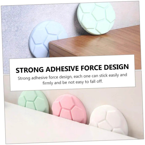 5 Piece Silicone Anti Collision Pads For Washing Machines Noise Reduction Door Bumpers Vibration Dampening Stickers.