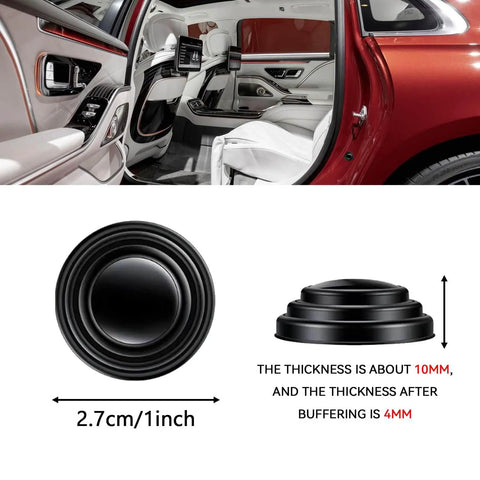 Thickened silicone car door shock absorbers cushion slams with a smooth, quiet close, protecting doors, panels, and paint