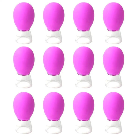 Silicone Cupping Device For Full Body Massage And Lymphatic Drainage Studio Grade Back Massager Kit With Strong Grip Suction Cups