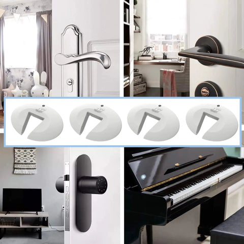 Door Pinch Guard And Slam Stopper Heavy Duty Durable Silicone Finger Safety Shield For Heavy Doors Prevents Slamming