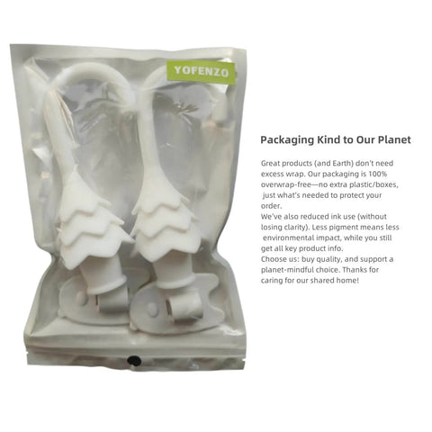 Christmas Tree Hanging Silicone Door Pinch Guard And Anti Door Slam Stopper Set For Baby Proofing Homes Keeps Doors Open And Fingers Safe With Hidden Hinge Mount Kid Safe And Easy To Install 2 Pack White in packaging