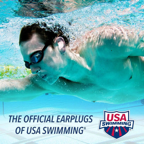 Swimmer using Pillow Soft Moldable Silicone Ear Plugs For Sleeping And Travel, 12 Pairs, Original Putty Ear Plugs for Swimming