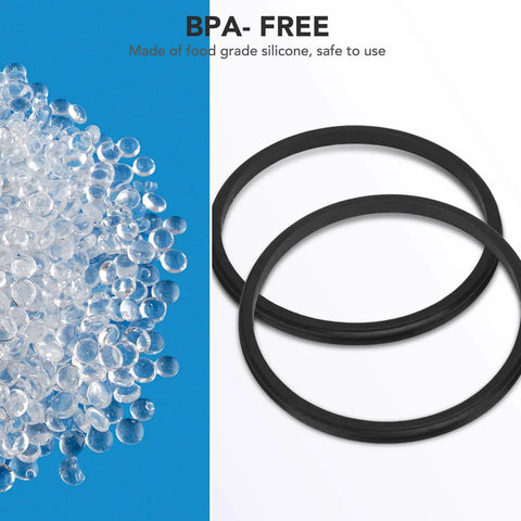 Yeti Lid Rubber Seal Replacement Gasket Set For Leakproof O Ring with silicone material shown beside product