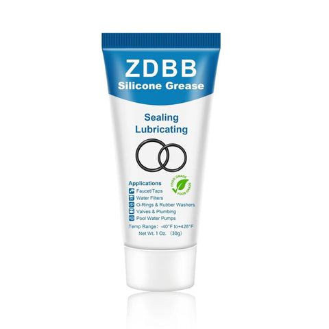 Silicone Lubricant For O Rings And Faucets, Food Grade NSF Approved Odorless Colorless 1 Oz Tube
