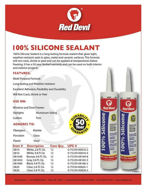 100 Percent Silicone Architectural Grade RTV Sealant For Indoor And Outdoor Use Weather Resistant Black Caulk That Sticks To Windows Doors Siding Gutters Trim And More 10.1 Oz Tube 1 Pack, two tubes visible with durability guarantee badge.