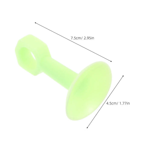 Silicone Suction Cup Door Handle Stopper No Drilling Required Door Silencer For Walls And Doors Noise Dampener Green