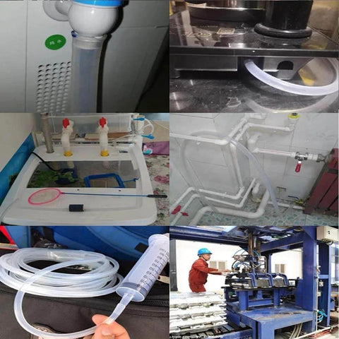 Pure Silicone Tubing 3mm ID 5mm OD High Temperature Food Grade Flexible Hose used in various industrial and home settings