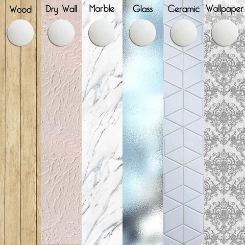 Door Stoppers - Large 3.15" (4 PCS) - Door Stoppers for Wall with Strong Back Adhesive - Quiet and Shock Absorbent Silicone Wall Protectors
