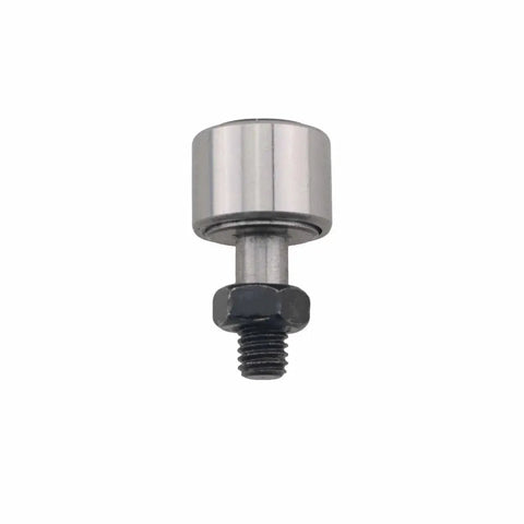 Four Pack Silver Bolt Roller Bearing CF6 Cam Follower for Machine Tool Guides and 3D Printers, High Quality Bearing Steel Construction