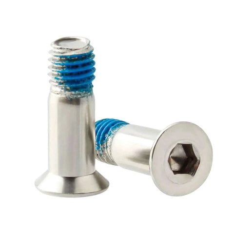 2Pcs Silver Wheel Pulley Bolt, Rear Derailleur Pulley Bolt Anti Screws Fasteners for Road Bike Replacement Derailleurs and Parts
