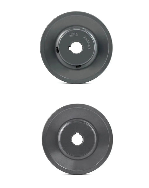 3.75 Inch V Belt Pulley With One Groove Fixed Bore Five Eighths Inch Cast Iron For V Belt 4L A AX Belt Sections Anti Corrosion