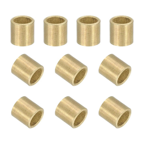 40 Pcs Self Lubricating Sintered Bronze Sleeve Bearings 6mm Bore 8mm Outer Diameter 8mm Length High Temperature Friction Reduction Bushings