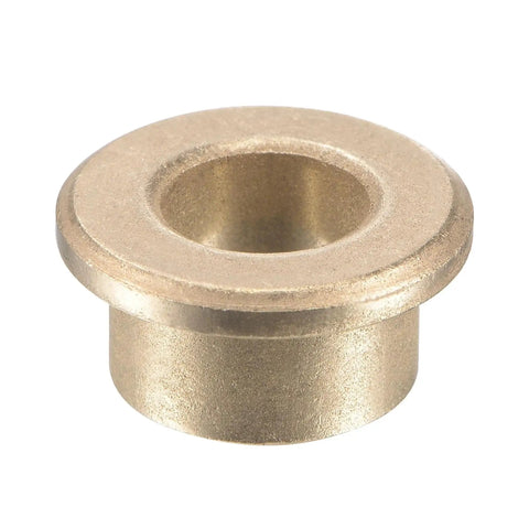 Flange Sleeve Bearing 8mm Bore 12mm OD 8mm Length 16mm Flange Diameter 16mm Flange Thickness 2mm Sintered Bronze Bushing
