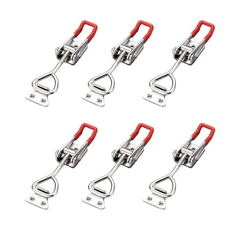 Six Pack Adjustable Toggle Latch Clamps Provide Secure Quick Release Holding Up To 330 Lbs For Tool Boxes And Smoker Gear