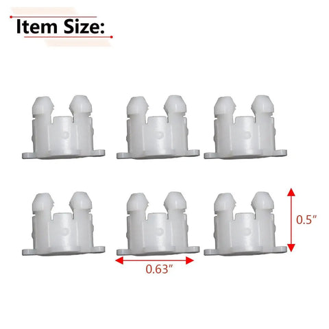 Six Piece Clutch Pedal Shaft Bushing Set Compatible With Ford F150 F250 F350 Ranger And Bronco Years 1985 Through 2003