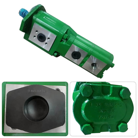 SJ34566 Hydraulic Pump SJ13305 Fits for John Deere 6120E tractors, green direct-fit replacement