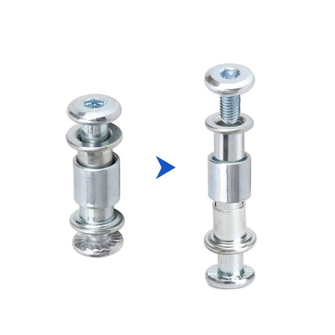 Inline Skate Replacement Parts Kit With Aluminum Alloy Shaft And Bearings Spacer For Smooth Spin 46 Piece Set