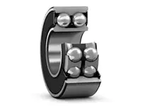 3210 E-2RS1 SKF Bearing Sealed Ball Bearing 2 Inch Bore And 3.555 Inch OD Double Seals Heavy Duty Industrial Grade Side View