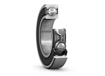 SKF 6004-2RSH/C2 Single Row Ball Bearing Sealed RSH C2 Pro Grade Precision for industrial machinery, side view.
