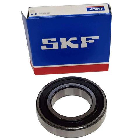 SKF 6006 2RS1 Deep Groove Ball Bearing Rubber Sealed 30x55x13 mm displayed with packaging in background