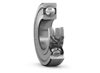 Side view of SKF 6014-2Z/C3GJN deep groove ball bearing with 70 mm bore, double metal shields, C3 clearance, greased for long life.