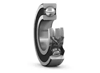SKF Bearing W 6205 2RS1 VP311 Single Row Ball Bearing with rubber seals cutaway view showing internal structure
