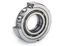 SKF Bearing QJ 209 C2 Four Point Contact Bearing High Precision Angular Bearing For Industrial Machinery And Automotive Use Pro Grade Workhorse Replacement With C2 Clearance For Smooth Operation, side view
