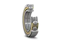 SKF Bearing QJ 230 N2MA Four Point Contact Ball Bearing for Industrial Machinery Replacement Part, close-up view.