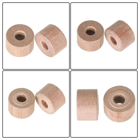 Secondary Clutch QRS Hard Fiber Torque Rollers 1212 For SKI-DOO #417127016 NEW, four rollers in a grid view
