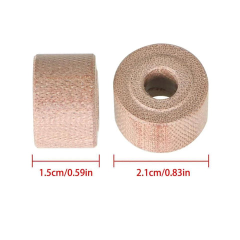 For SKI-DOO #417127016 Secondary Clutch QRS Hard Fiber Torque Rollers 1212 shown in close-up with dimensions