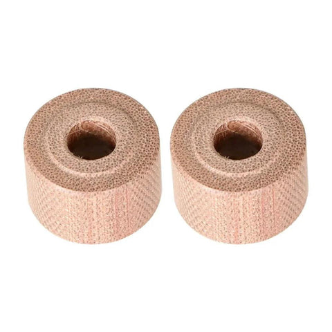 For SKI-DOO #417127016 Secondary Clutch QRS Hard Fiber Torque Rollers 1212, set of two cylindrical rollers in beige fiber.