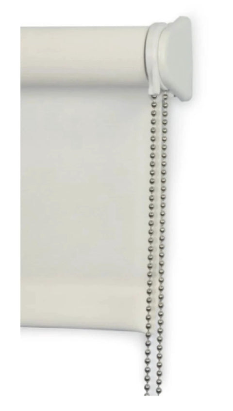 Skyline SL15 Roller Shade Clutch #SL15H01W / 1-1/8" Tube White, installed on window shade with chain mechanism