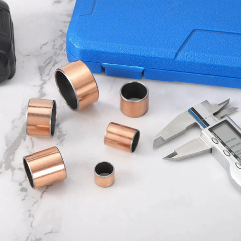 10 Pack Sleeve Bearings 1 Inch Bore One And One Eighth Inch Outer Diameter Three Quarter Inch Length Oilless Self Lubricating Bushings