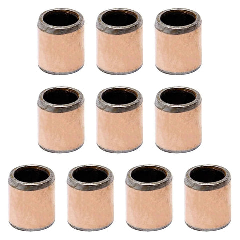 10 Pcs Sleeve Bearing 5mm Bore 7mm OD 8mm Length Oilless Wrapped Bronze Sintered Bushing arranged in two rows