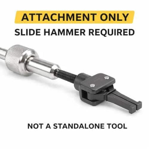 Pilot Bearing Puller Attachment For Slide Hammer with 2-Jaw Puller, fits 5/8 x 18, 3/4 x 16 threads, OEMTOOLS 27033 compatible