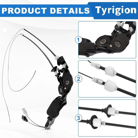 Sliding Door Cable Assembly Without Motor Left Driver Side for Toyota Sienna 2004-2010 3.3L 3.5L DOHC V6 24V