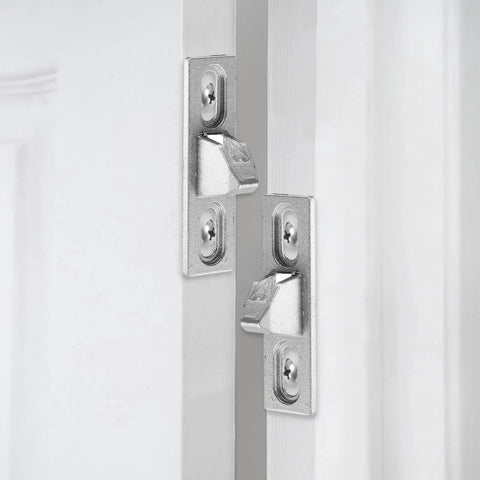 Sliding Door Keepers 304 Stainless Steel Lock Latch For Sliding Glass Doors With Mounting Screws Black 2.4 X 0.67 Inches