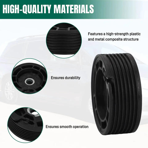 Sliding Door Pulley Spool Wheel For 2011 2017 Honda Odyssey 4th Generation All Trims Durable Plastic And Metal Composite