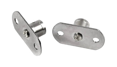 Sliding Door Roller Guide Set With Floor Guide Wheel Durable Steel Frame Four Pieces For Furniture Hardware Moving Doors Glass Sliding Doors And Aluminium Doors Metal Construction With 10mm Outer Diameter 15mm Height And Base Plate 38 By 20mm